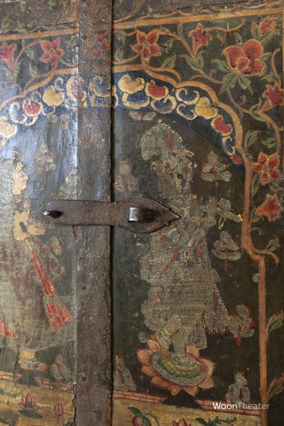 Authentiek raamluikje met spiegel | India