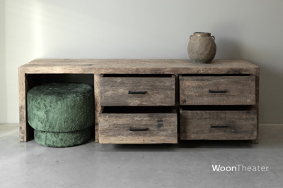 Tv dressoir oud hout