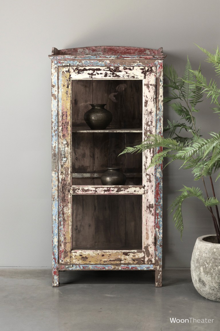 Authentieke vitrinekast | India