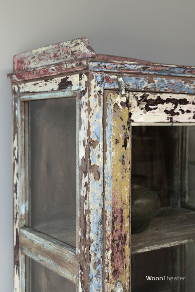 Authentieke vitrinekast | India