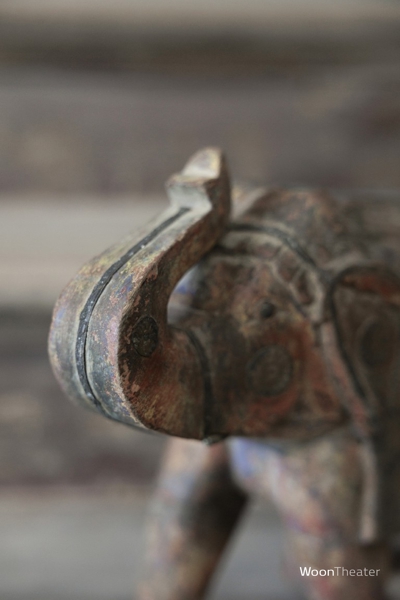 Vintage houten olifant | India