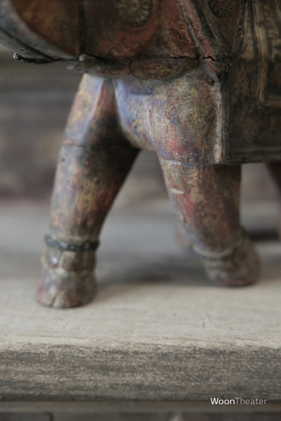 Vintage houten olifant | India