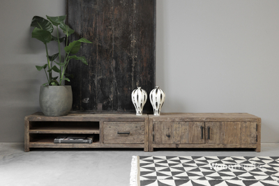 Tv-meubel 1 lade - 2 open vak | 004 | Nashville |  Mix & Match | Capital Collection 