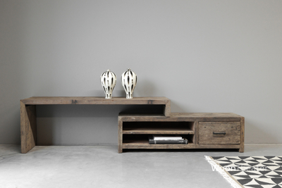 Tv-meubel 1 lade - 2 open vak | 004 | Nashville |  Mix & Match | Capital Collection 