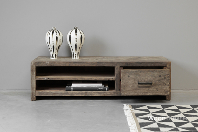 Tv-meubel 1 lade - 2 open vak | 004 | Nashville |  Mix & Match | Capital Collection 