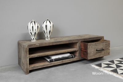 Tv-meubel 1 lade - 2 open vak | 004 | Nashville |  Mix & Match | Capital Collection 