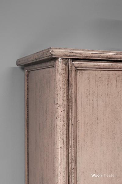 2 deurs kastje | antiek rose