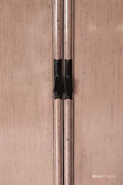 2 deurs kastje | antiek rose