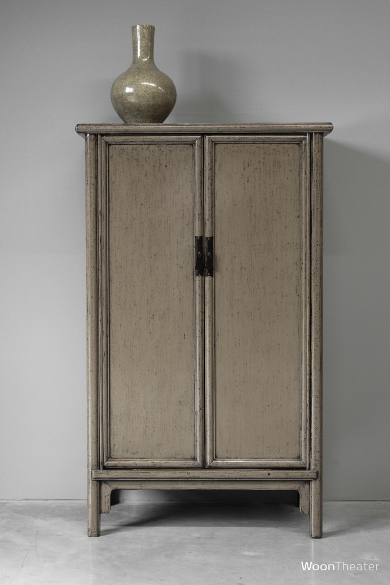 2 deurs kastje | bruin