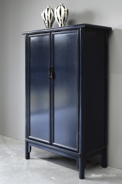 2 deurs kastje | donker blauw