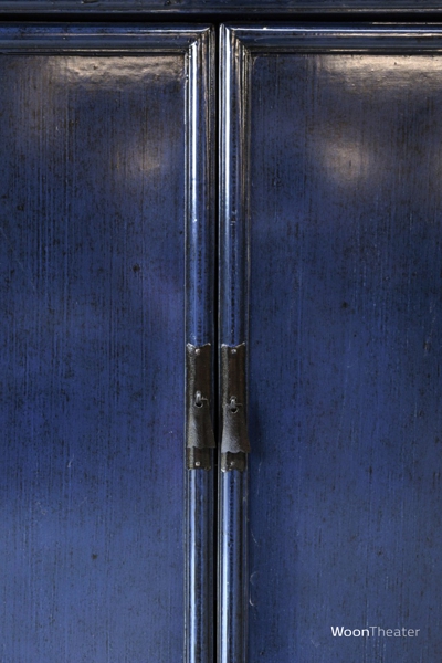 2 deurs kastje | donker blauw