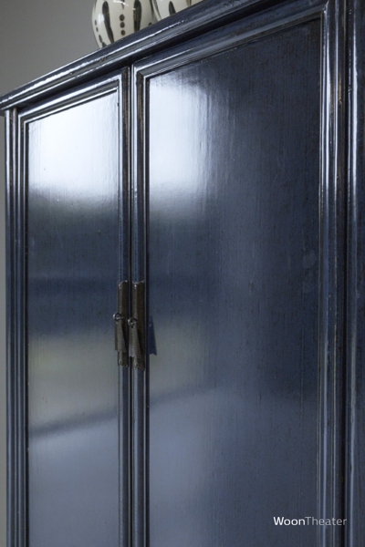 2 deurs kastje | donker blauw