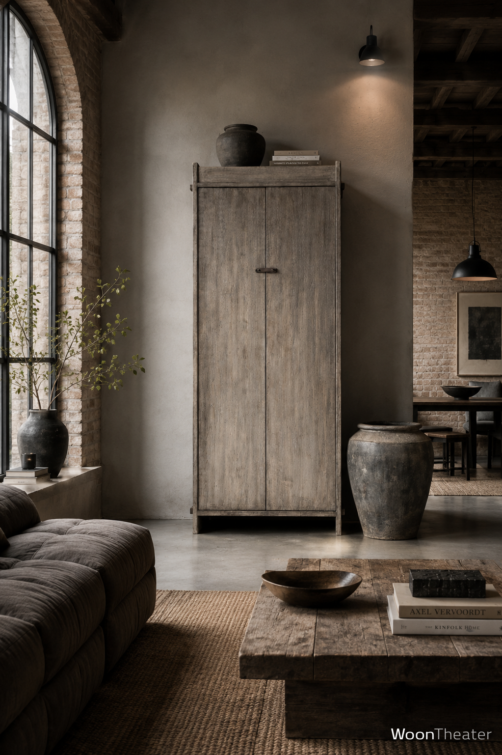 2 deurs kast | oud hout
