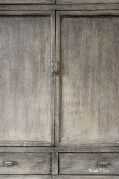 Vitrinekast oud hout | Patine