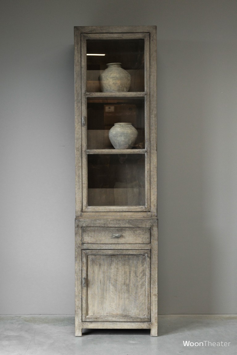 Vitrinekast | Patine rechts