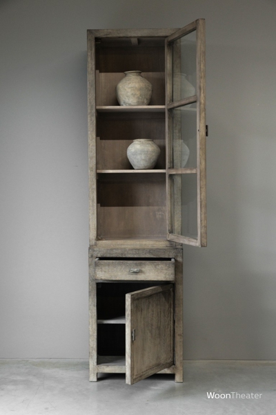Vitrinekast | Patine rechts
