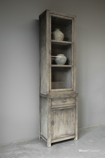 Vitrinekast | Patine rechts