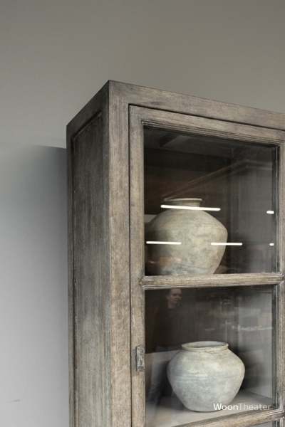 Vitrinekast | Patine rechts