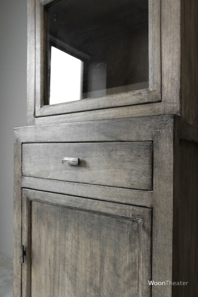 Vitrinekast | Patine rechts