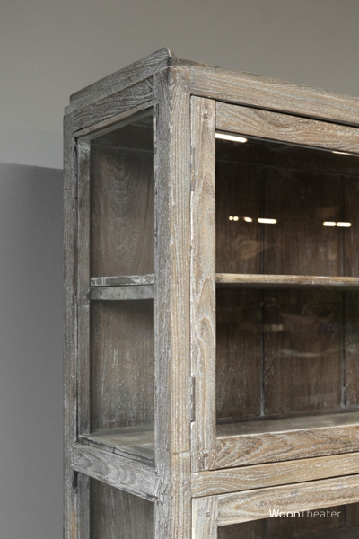 Origineel oude vitrinekast | rustiek