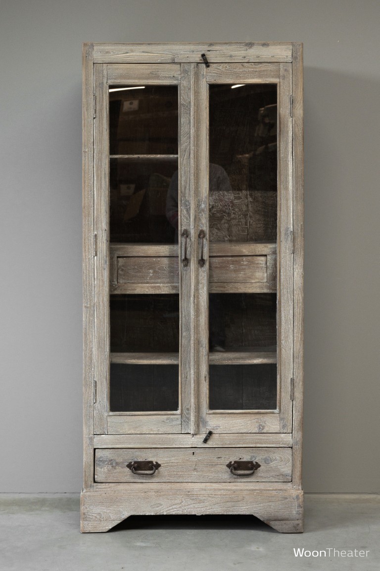 Origineel oude vitrinekast | rustiek
