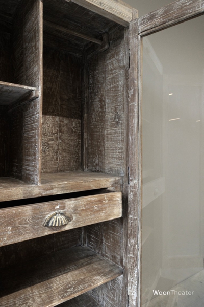 Origineel oude vitrinekast | rustiek