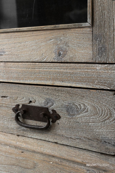 Origineel oude vitrinekast | rustiek