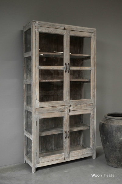 Landelijke vitrinekast