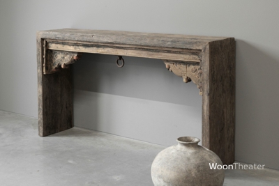 Unieke oude wandtafel | India