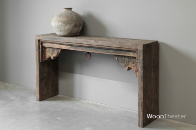 Unieke oude wandtafel | India