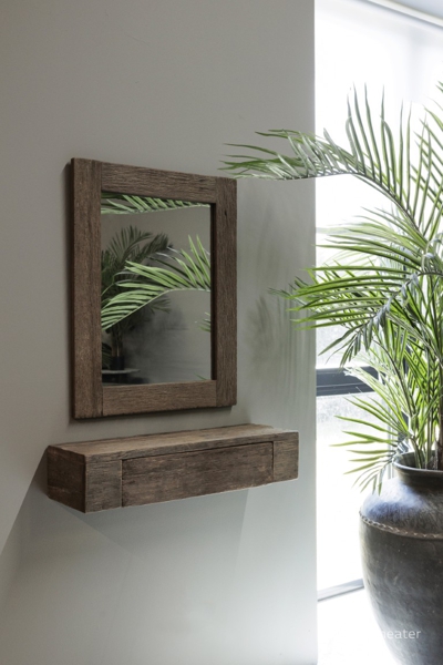 Rustieke wandplank met lade | Berlijn | Capital Collection