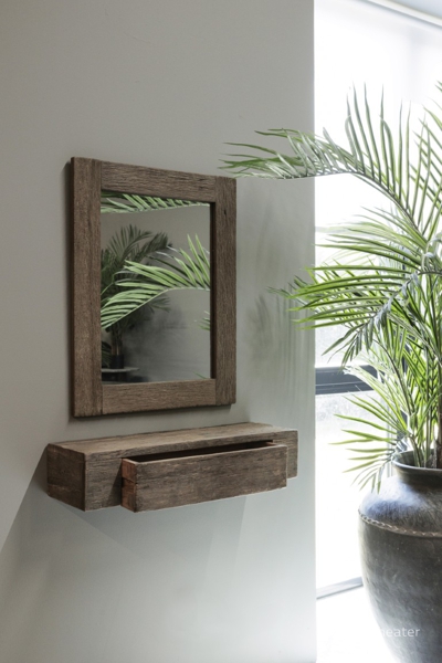 Rustieke wandplank met lade | Berlijn | Capital Collection