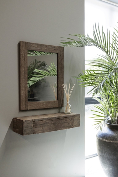 Rustieke wandplank met lade | Berlijn | Capital Collection