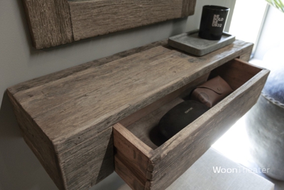 Rustieke wandplank met lade | Berlijn | Capital Collection