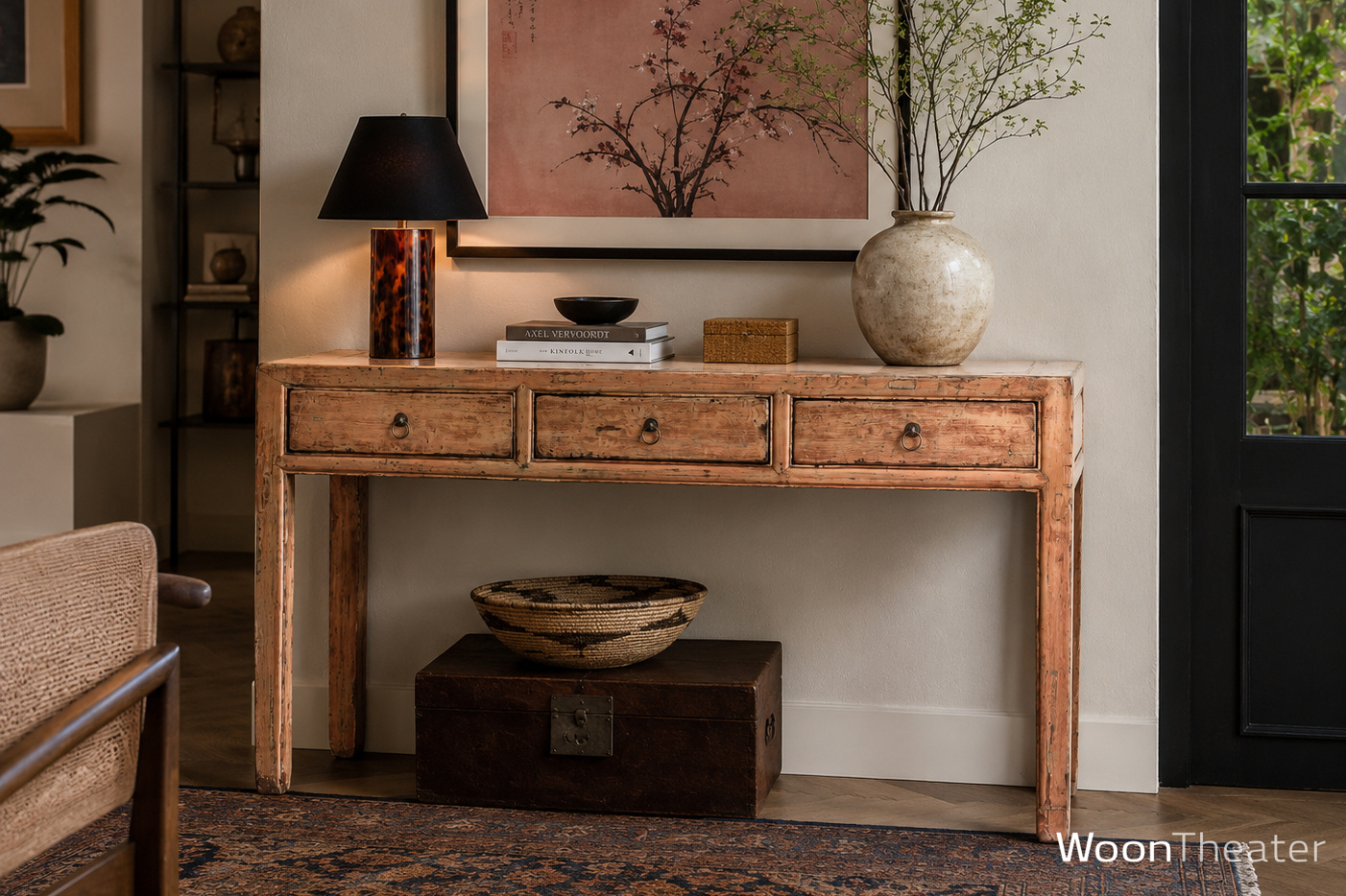 Origineel oude wandtafel 