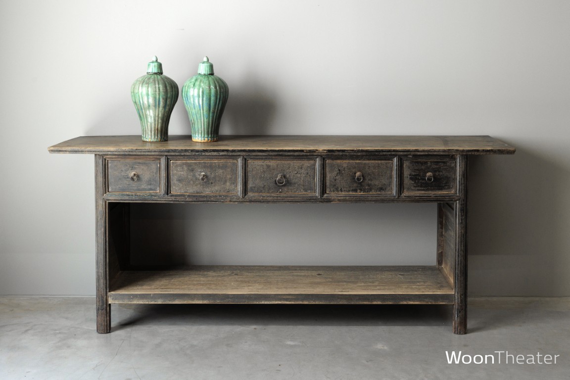 Origineel oude wandtafel 