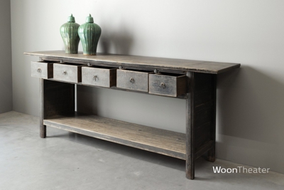 Origineel oude wandtafel 