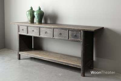 Origineel oude wandtafel 
