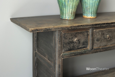 Origineel oude wandtafel 