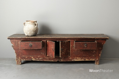 Origineel oud dressoir laag | China