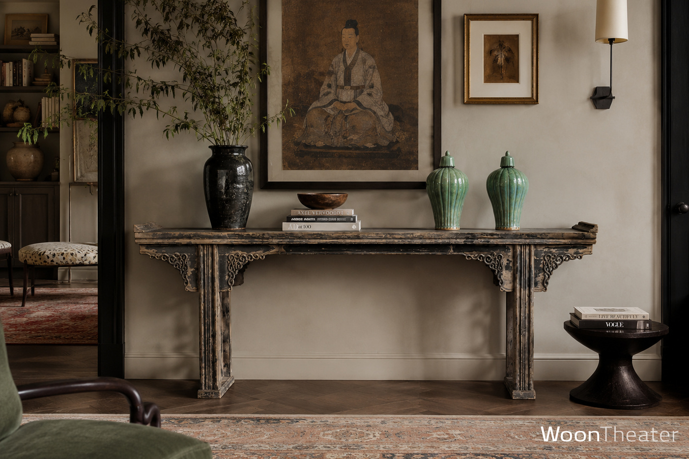 Antieke wandtafel | China