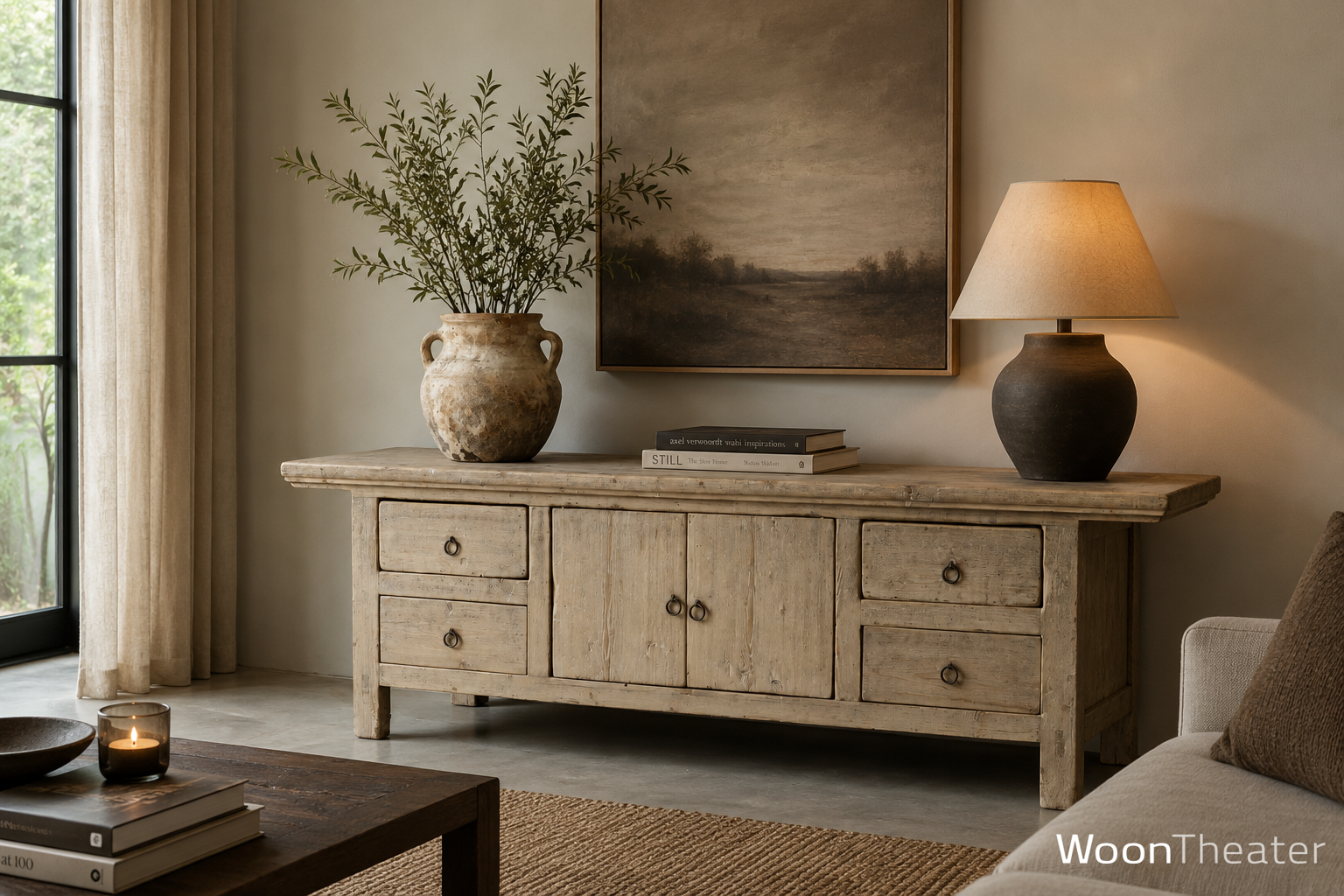 Origineel oud dressoir laag | China