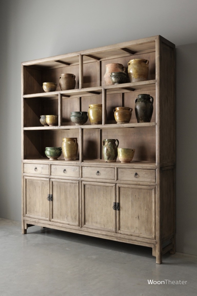 Boekenkast oud hout