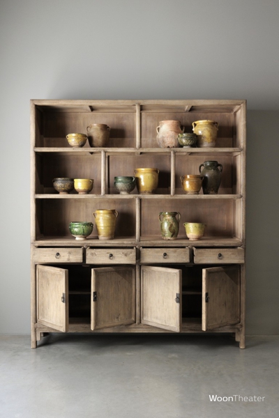 Boekenkast oud hout