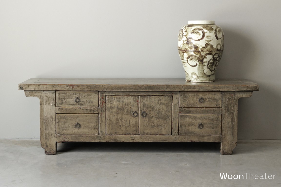 Origineel oud dressoir laag