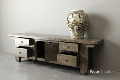 Origineel oud dressoir laag