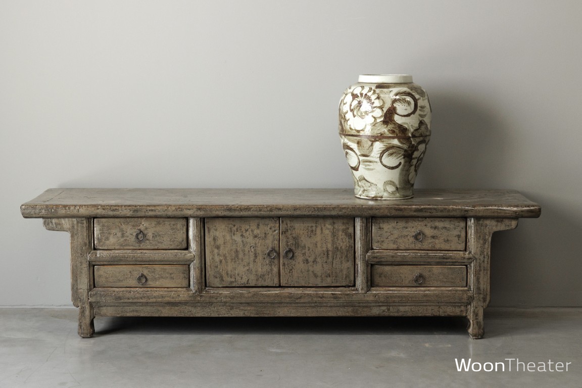 Origineel oud dressoir laag