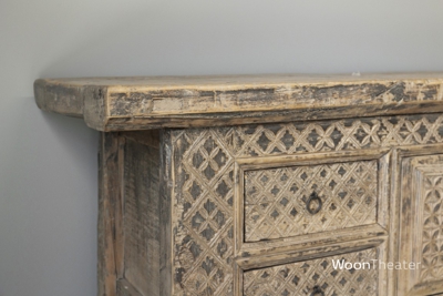 Origineel oud dressoir snijwerk | Tibet