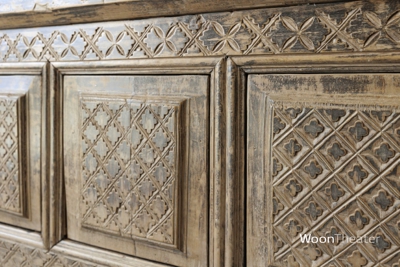 Origineel oud dressoir snijwerk | Tibet