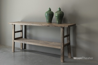 Origineel oude wandtafel met plank